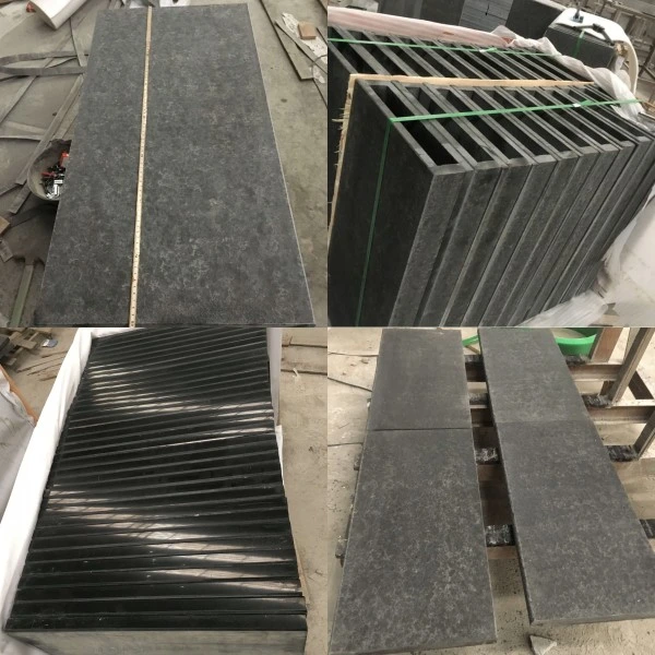 Cheap Price New Absolute Black Granite Paving Stone Tiles Polished