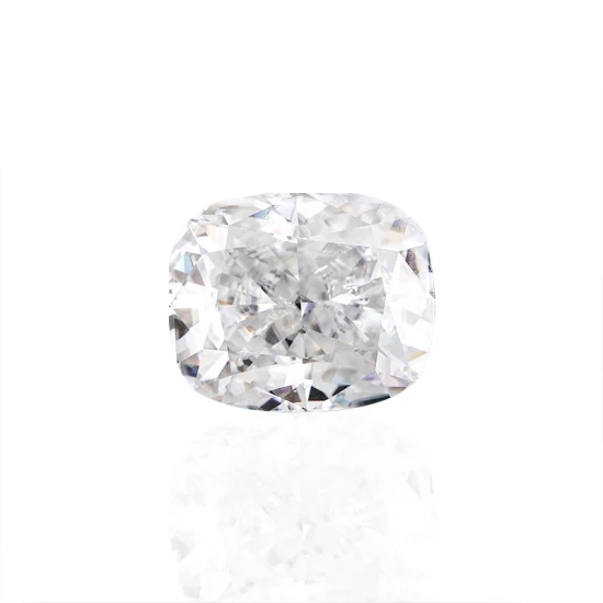 Coussin de pierre en vrac diamant Moissanite 2CT, coupe de glace pilée, haute qualité de Provence, personnalisé