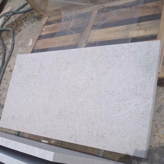 Carrelage de sol en granit blanc perle de Chine pour pavé extérieur
